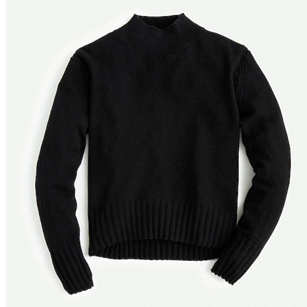 JCrew cashmere mockneck sweater